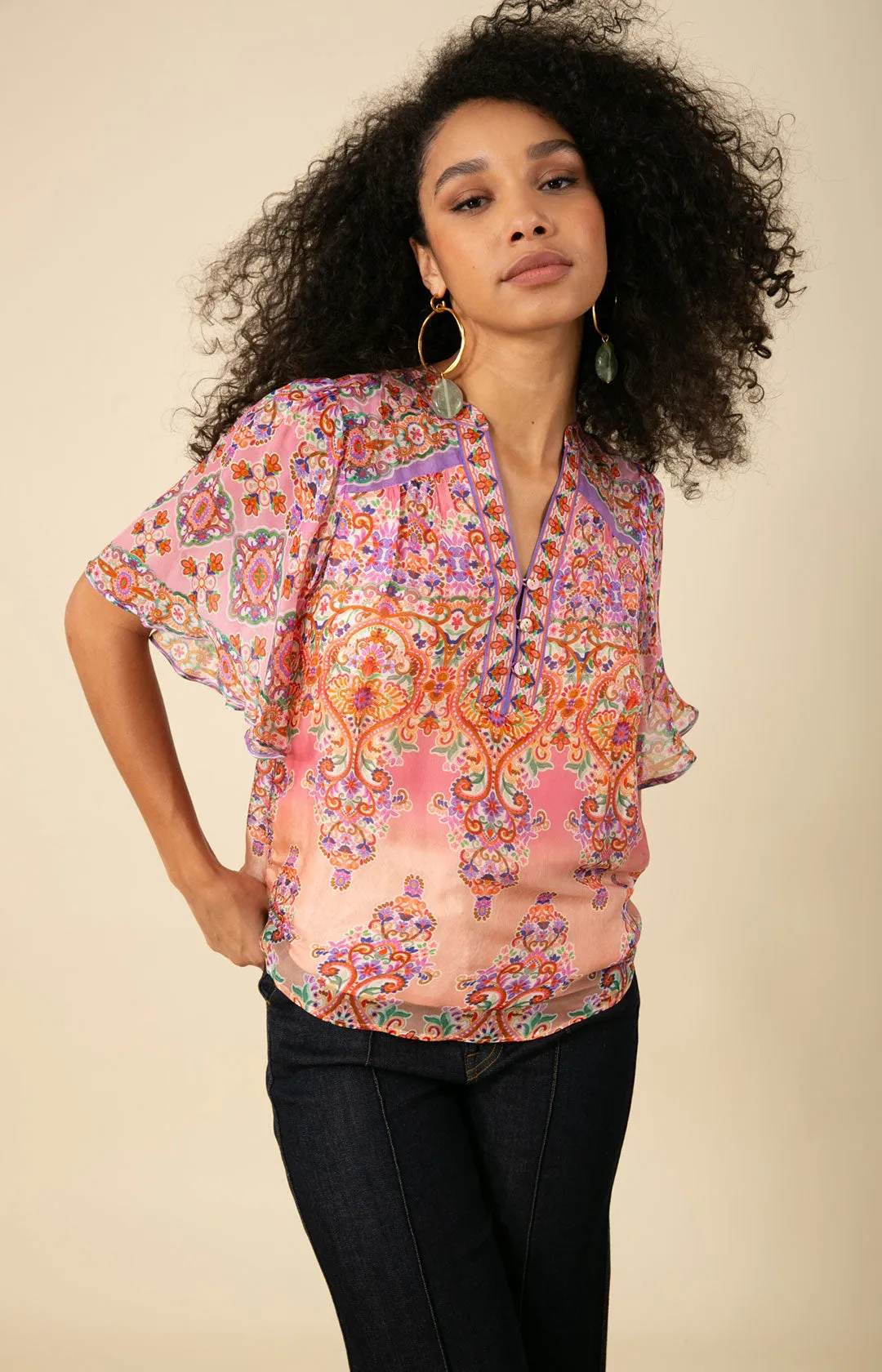 Adriana Flutter Sleeve Top