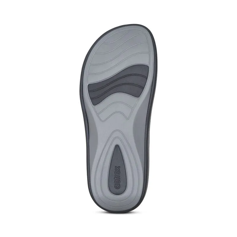 Aetrex Women's Janey Sport Slides- Black