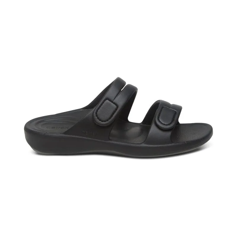 Aetrex Women's Janey Sport Slides- Black