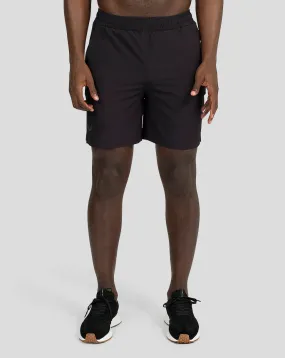 Black Protek Training 7-Inch Shorts - Men’s Gym Shorts, Comfortable Workout Shorts