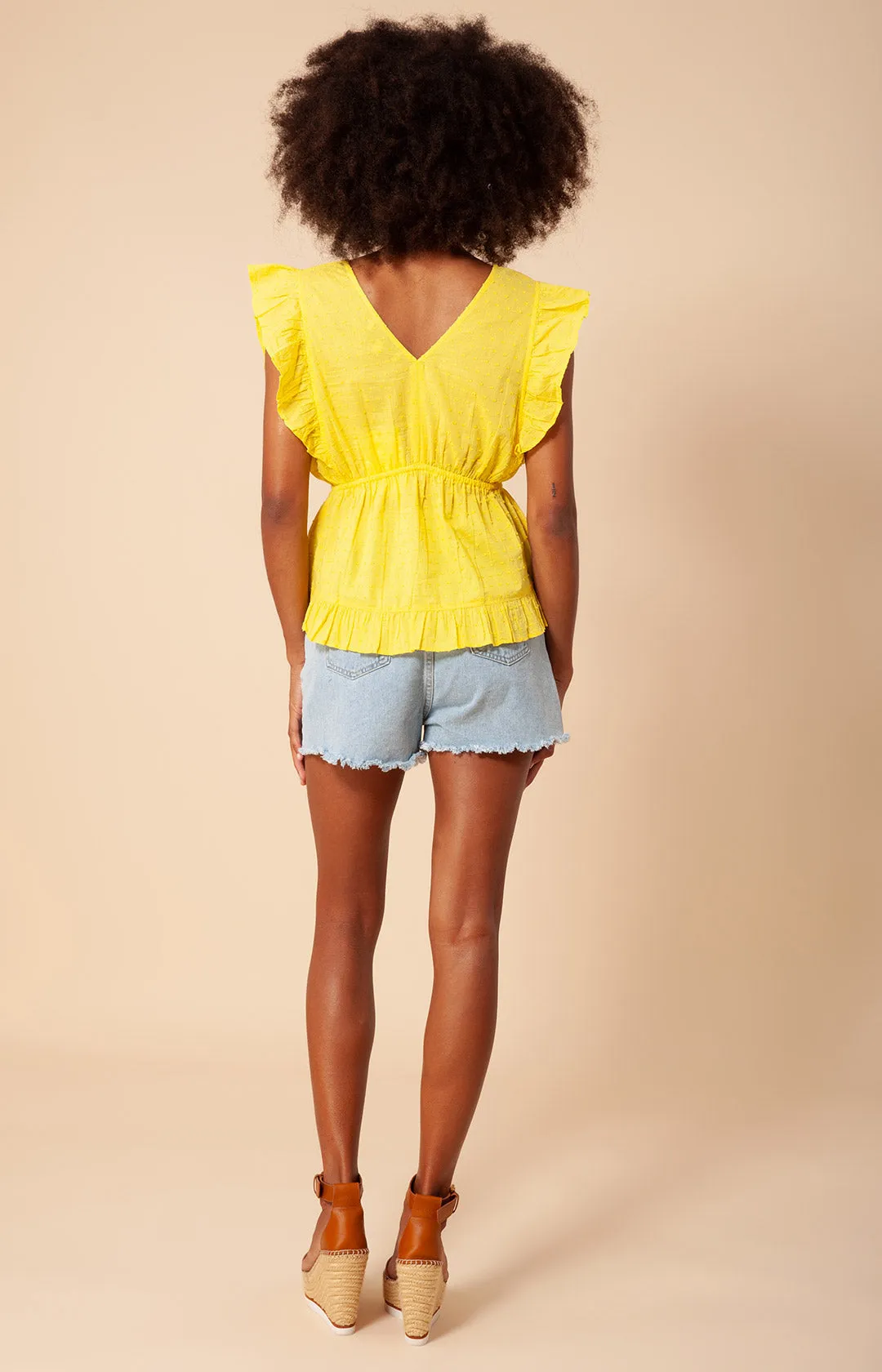 Cadana Solid Cropped Top