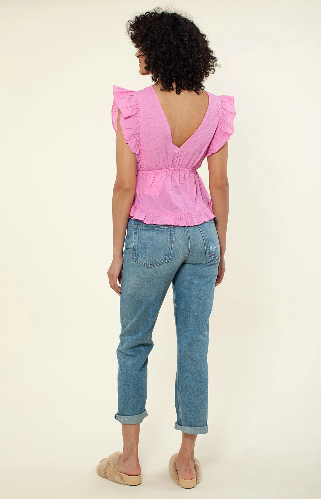 Cadana Solid Cropped Top