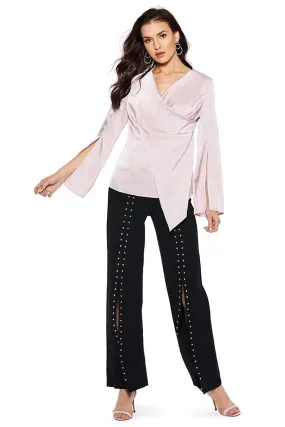 Casual V-Neck Tops