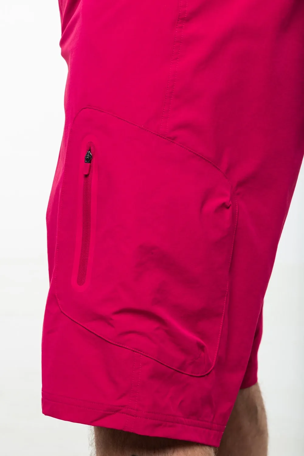 CHAMONIX CORSICA W/ LINER MTB BIKE SHORTS - Red - Size L or XL Only - Sale