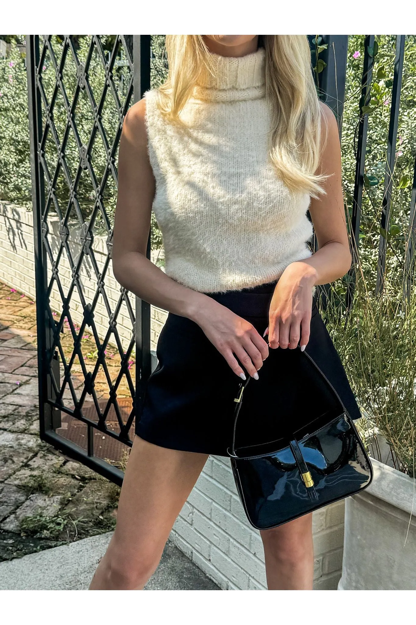 Cozy Chic Sleeveless Turtleneck