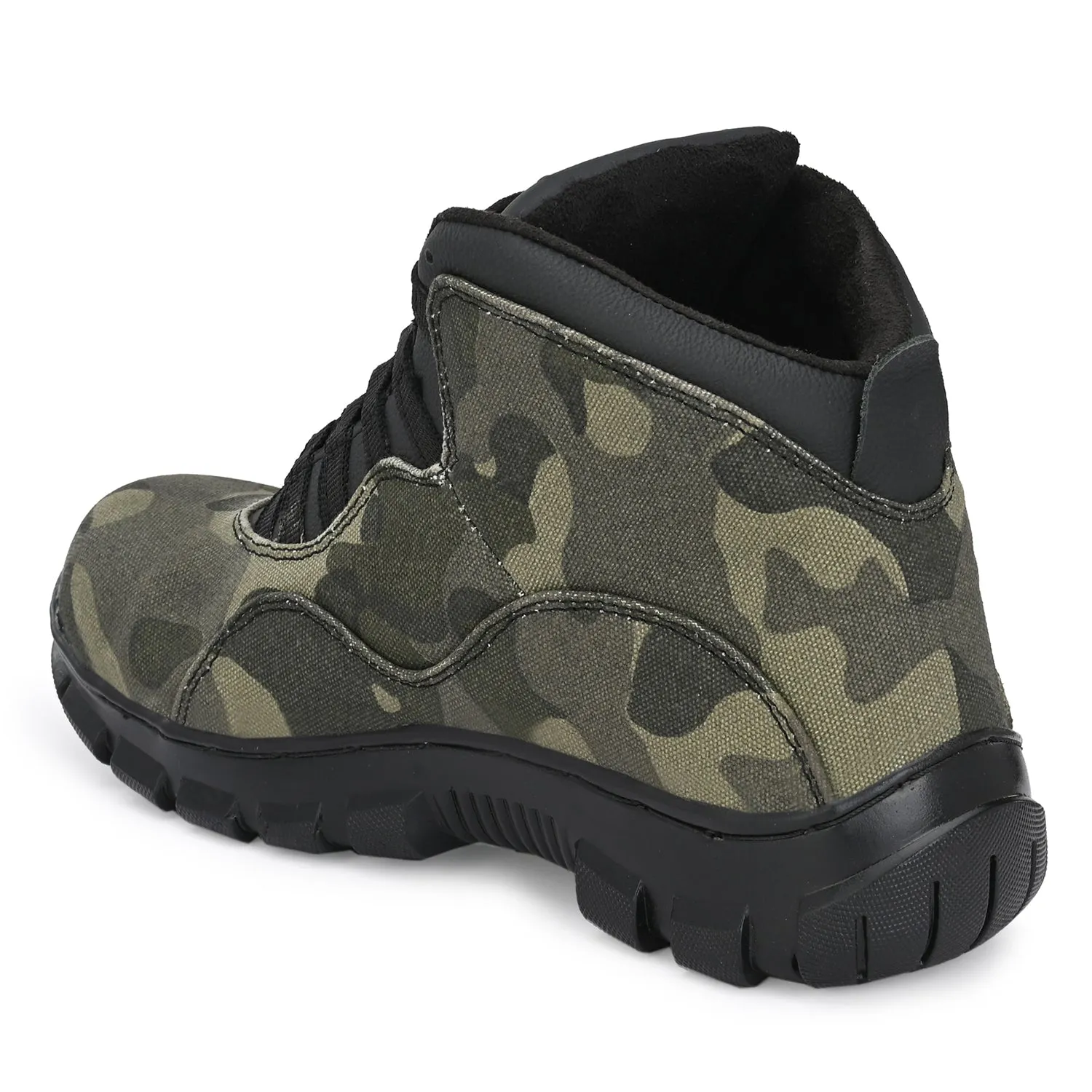 Eego Italy Stylish Camouflage Steel Toe Safety Boots