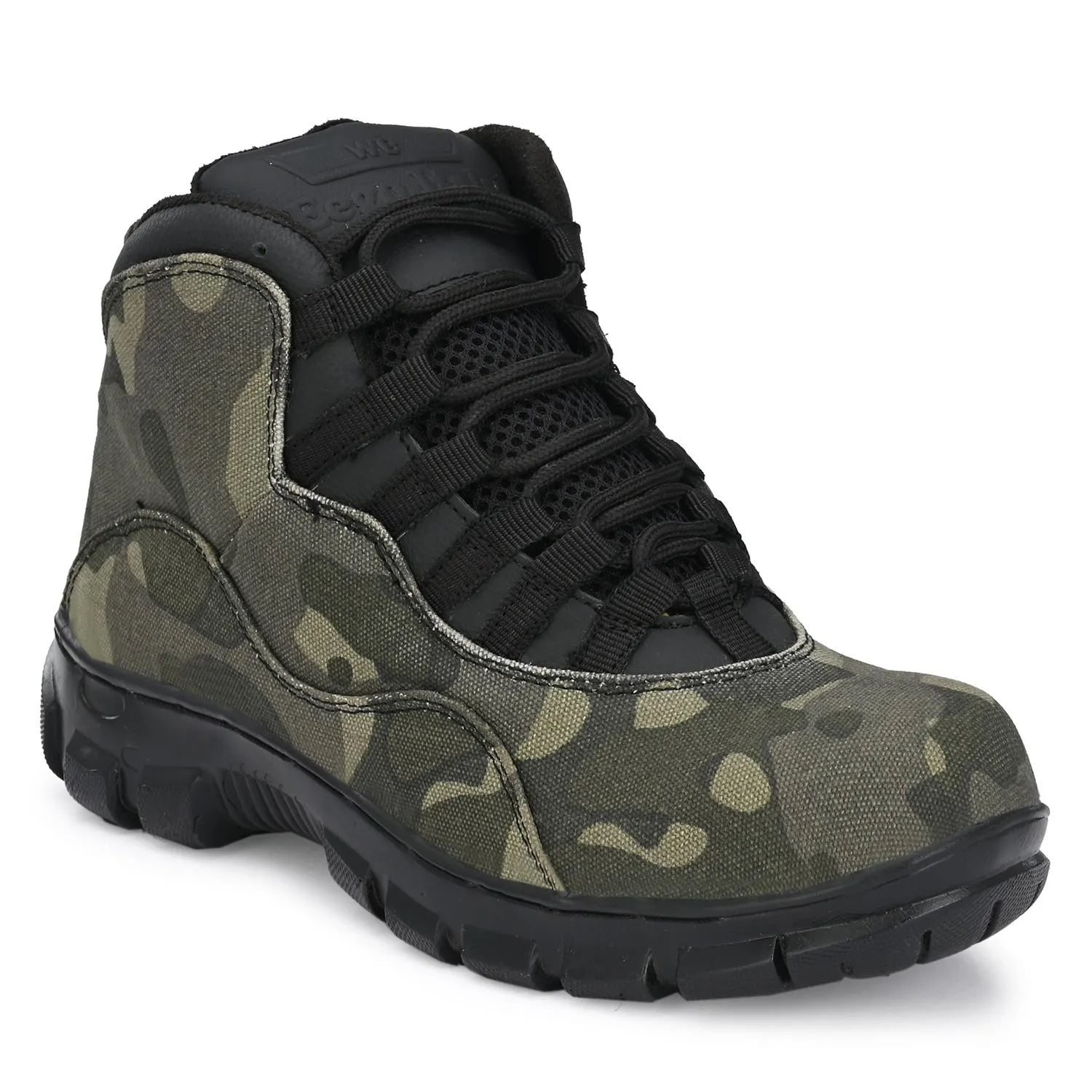 Eego Italy Stylish Camouflage Steel Toe Safety Boots