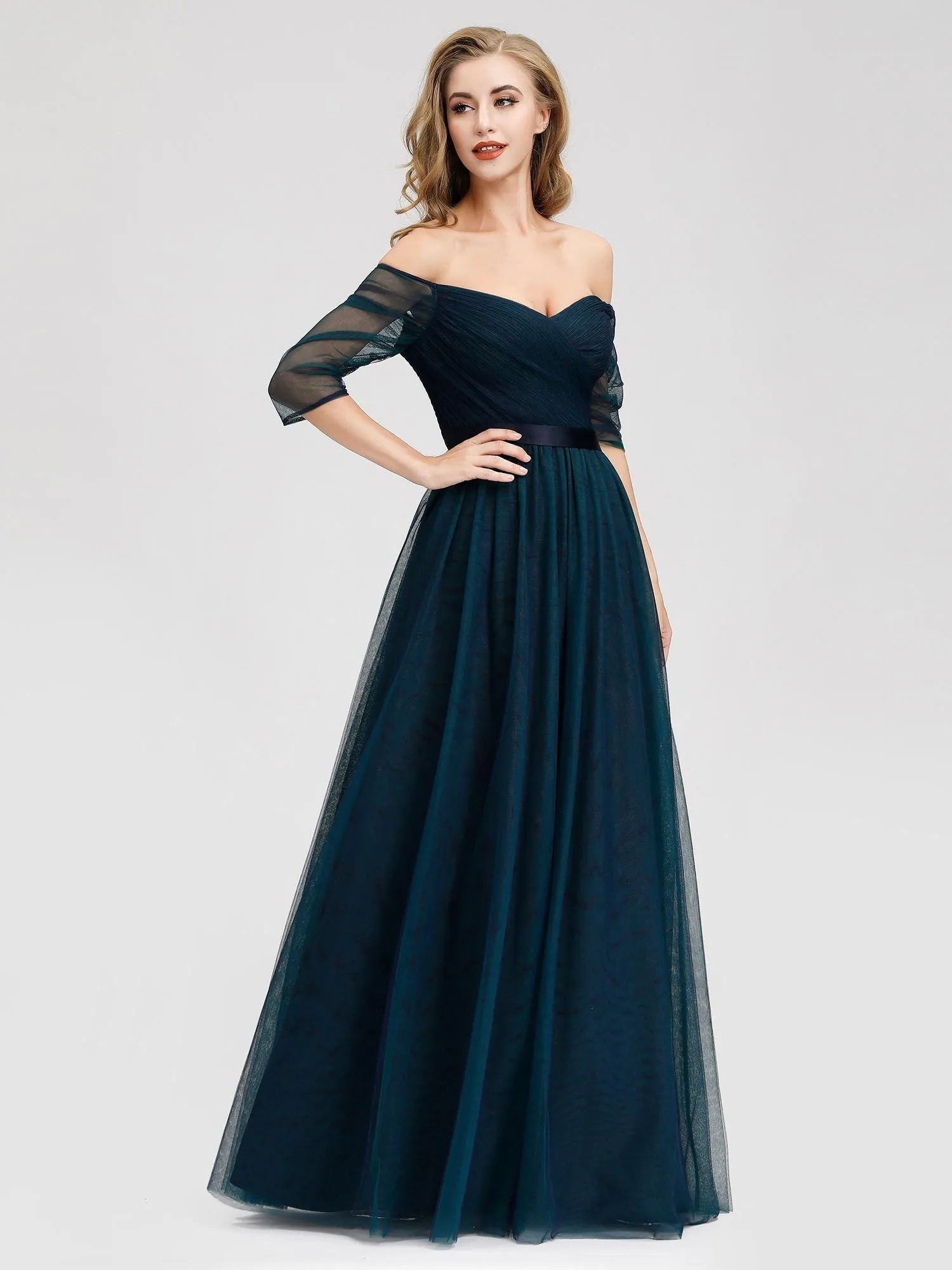 Ever-Pretty Off Shoulder Maxi Evening Party Dresses EP07915