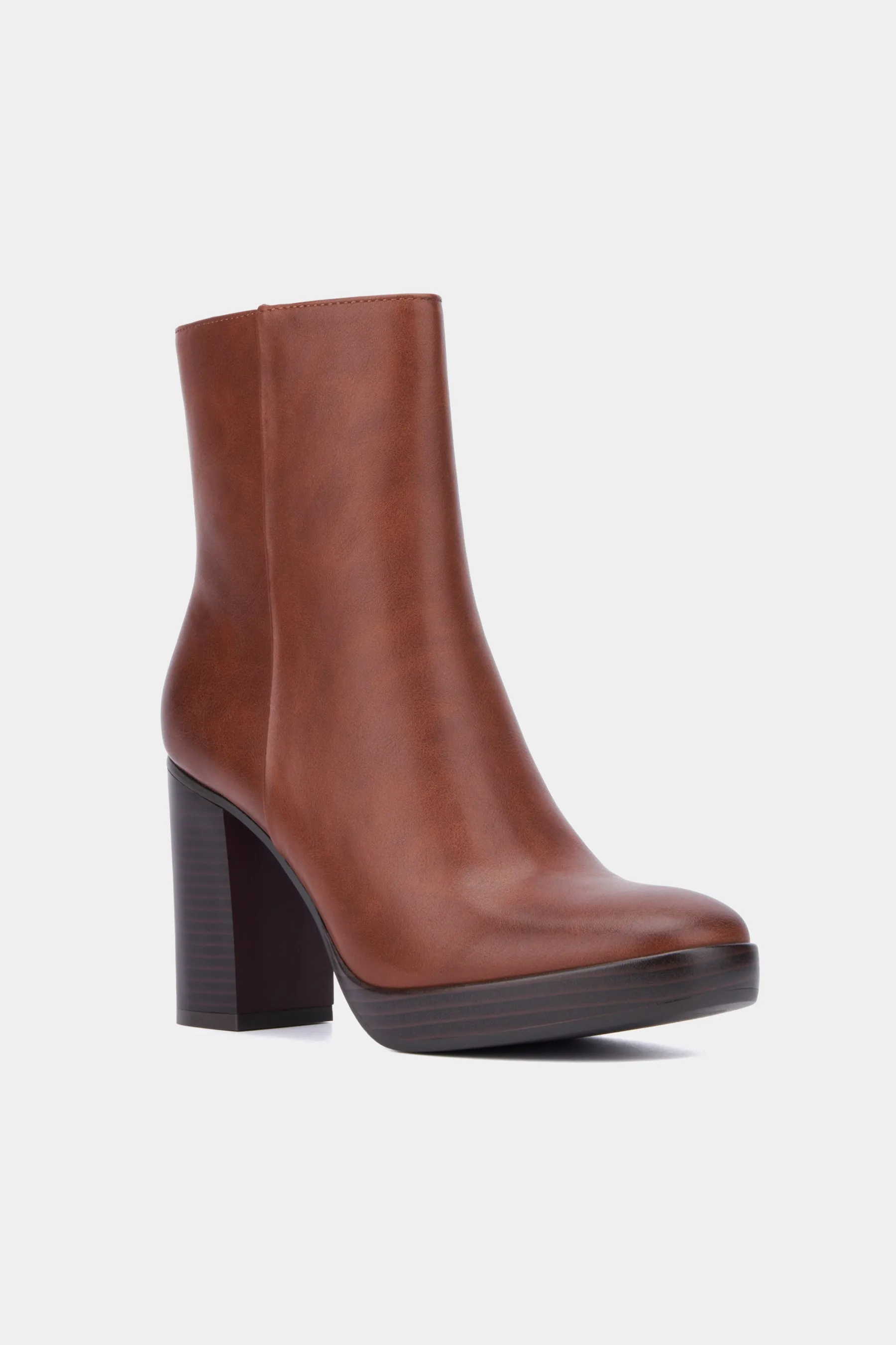 Fay Chunky Heel Ankle Boots