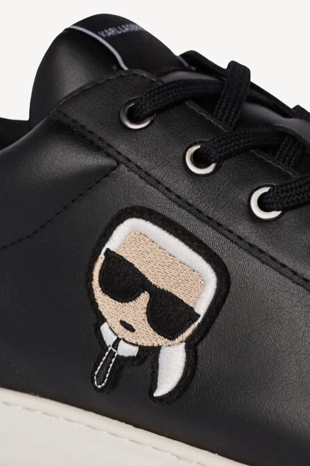 Karl Lagerfeld Ανδρικά Sneakers Kapri Ikonik Lace-Up Μαύρα KL52530