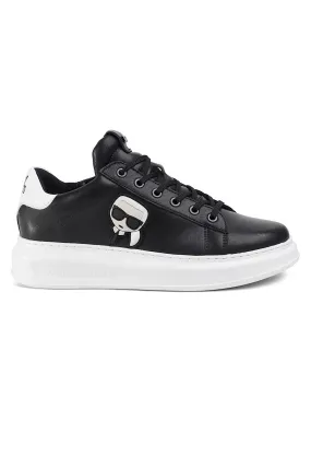 Karl Lagerfeld Ανδρικά Sneakers Kapri Ikonik Lace-Up Μαύρα KL52530