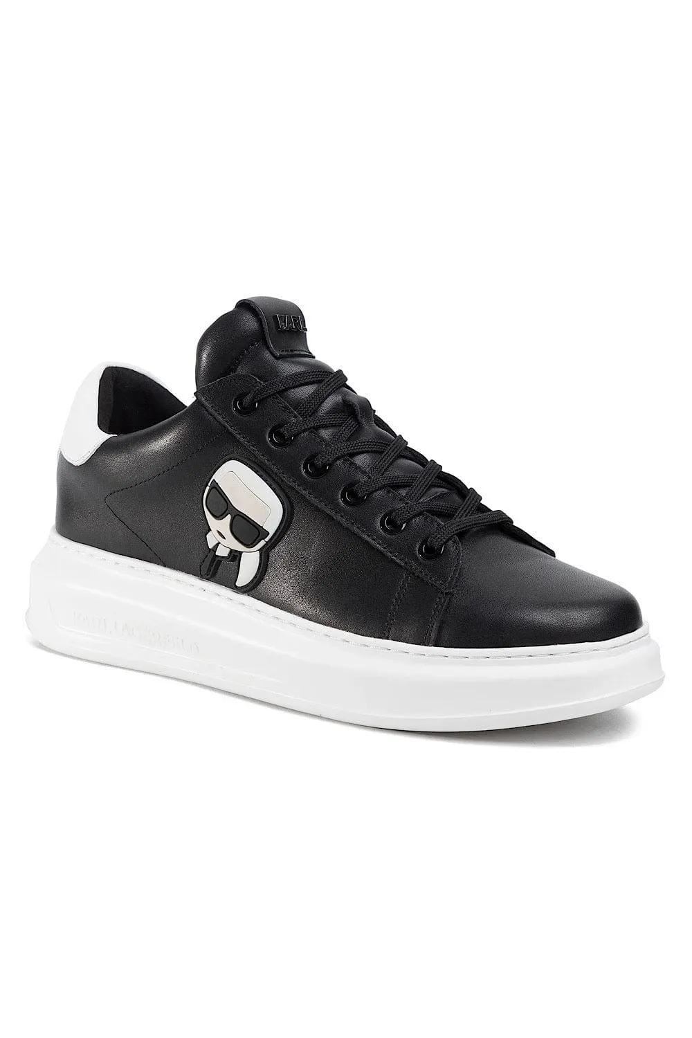 Karl Lagerfeld Ανδρικά Sneakers Kapri Ikonik Lace-Up Μαύρα KL52530