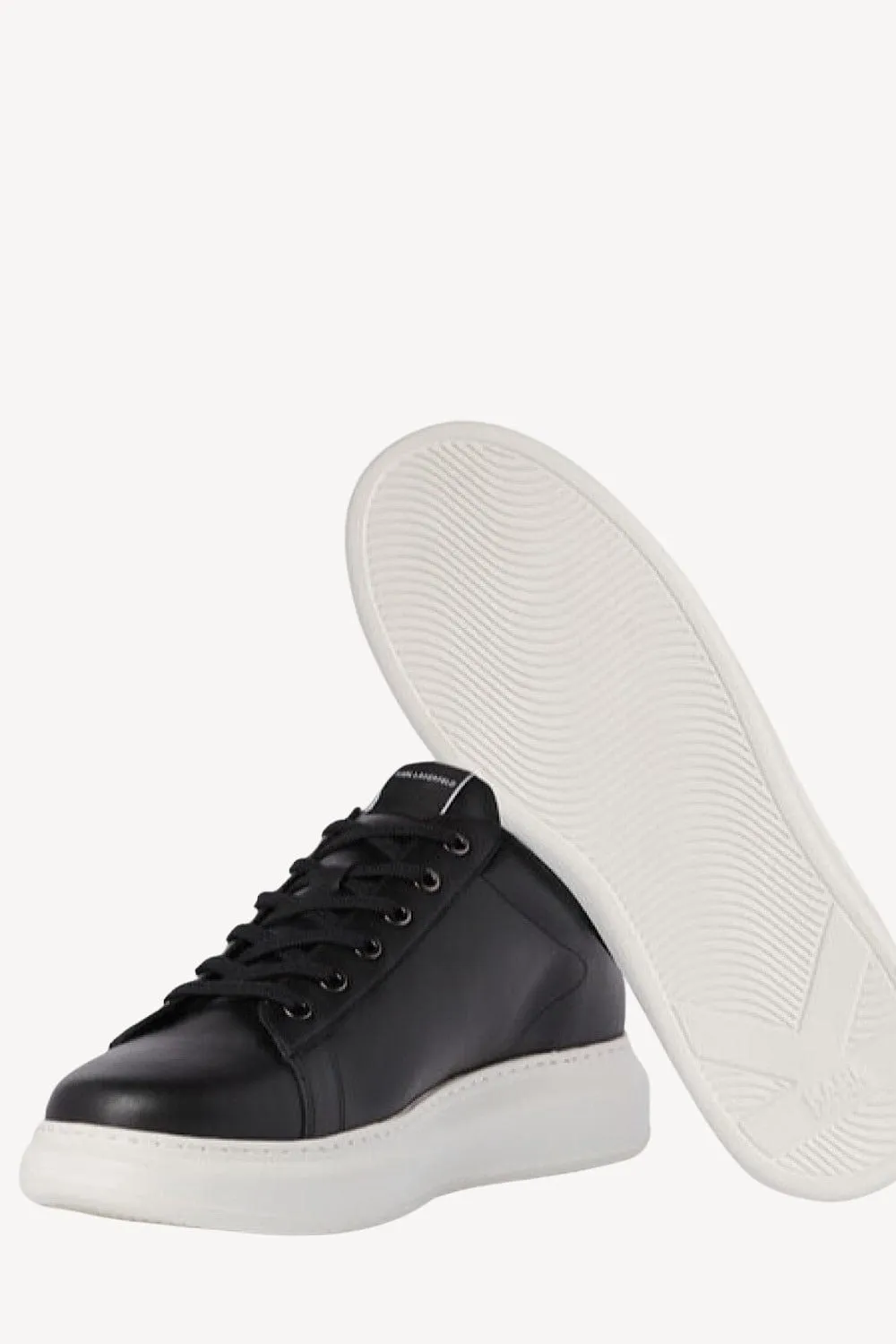 Karl Lagerfeld Ανδρικά Sneakers Kapri Ikonik Lace-Up Μαύρα KL52530
