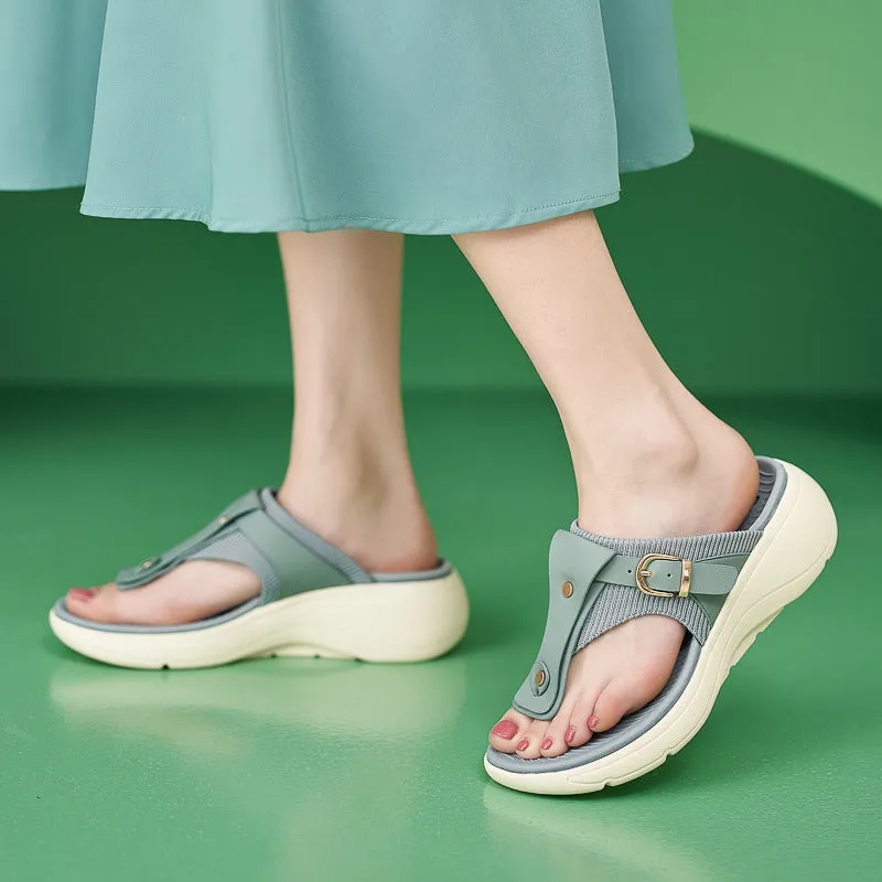 SIKETU | Comfortable Womens Wedge Sandals for Wider Feet
