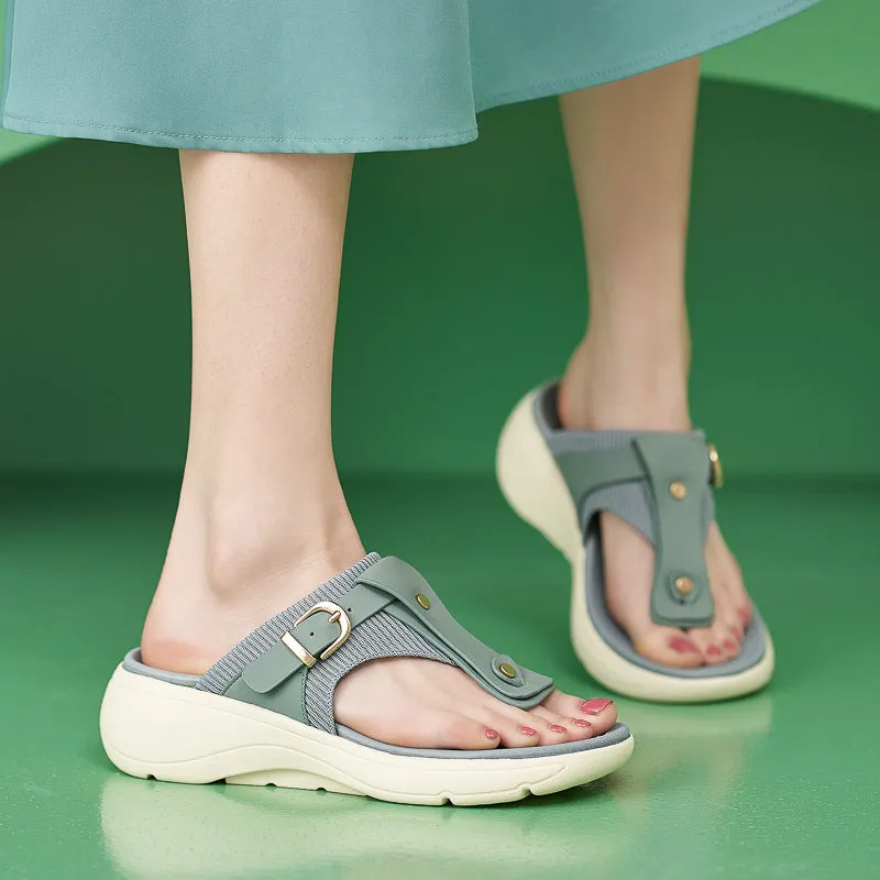 SIKETU | Comfortable Womens Wedge Sandals for Wider Feet