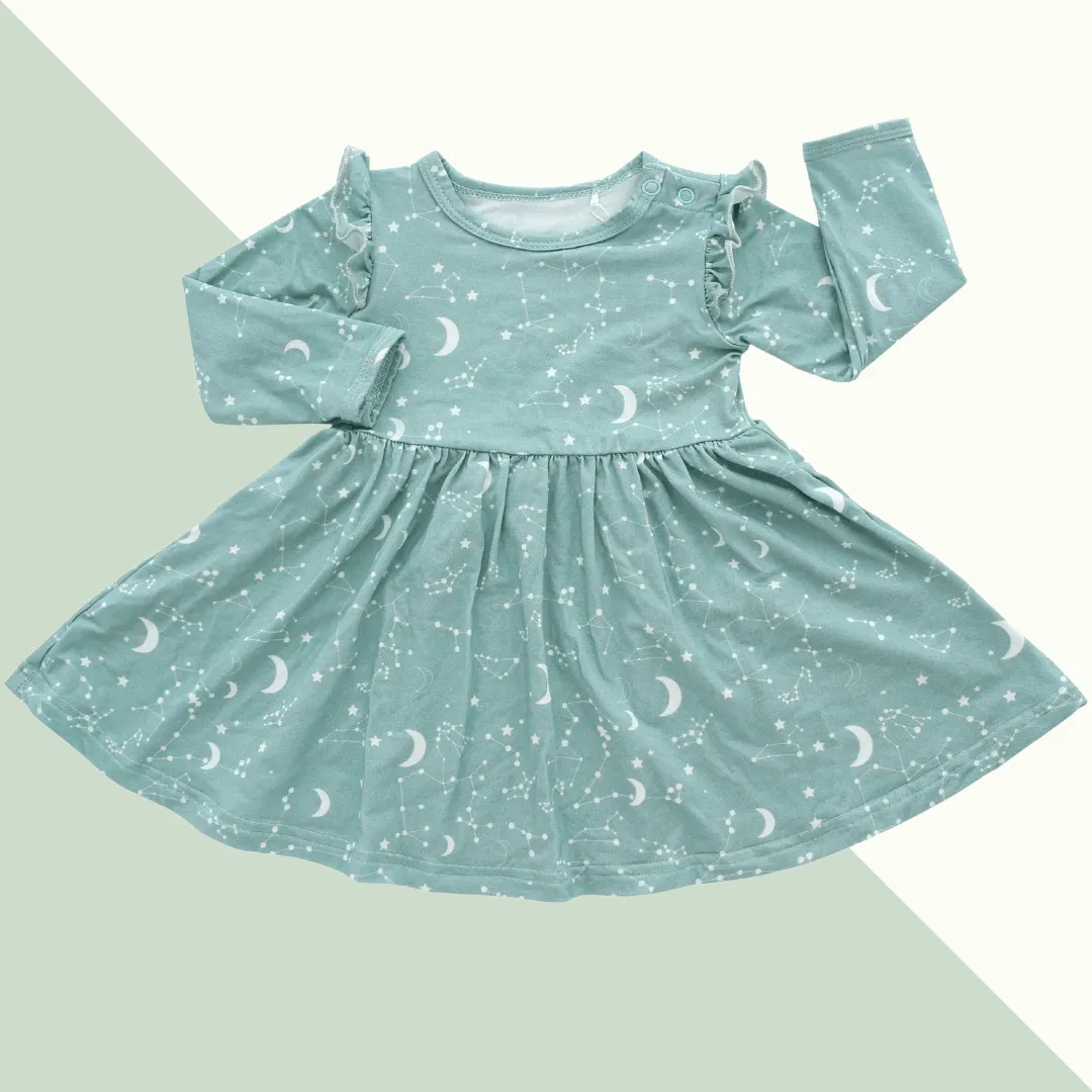 Stargazer Bamboo Long Sleeve Dress