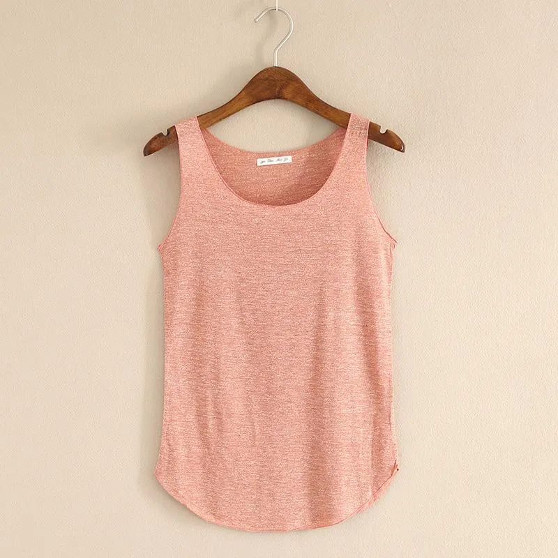 Summer Fashion Fitness O-Neck Slim Tank Top ( Colors Available )