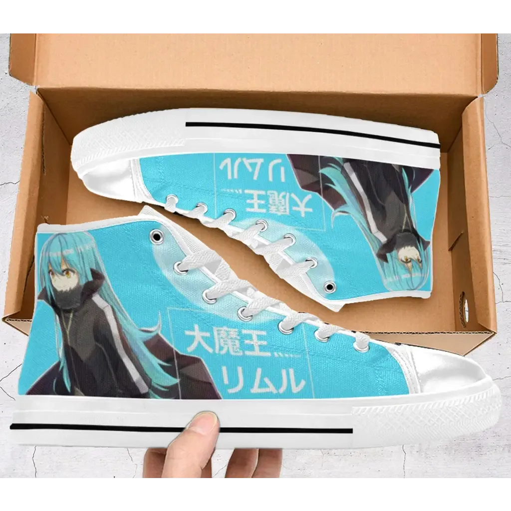 That Time I Got Reincarnated as a Slime Tensura Rimuru Shoes High Top Sneakers for Kids and Adults
