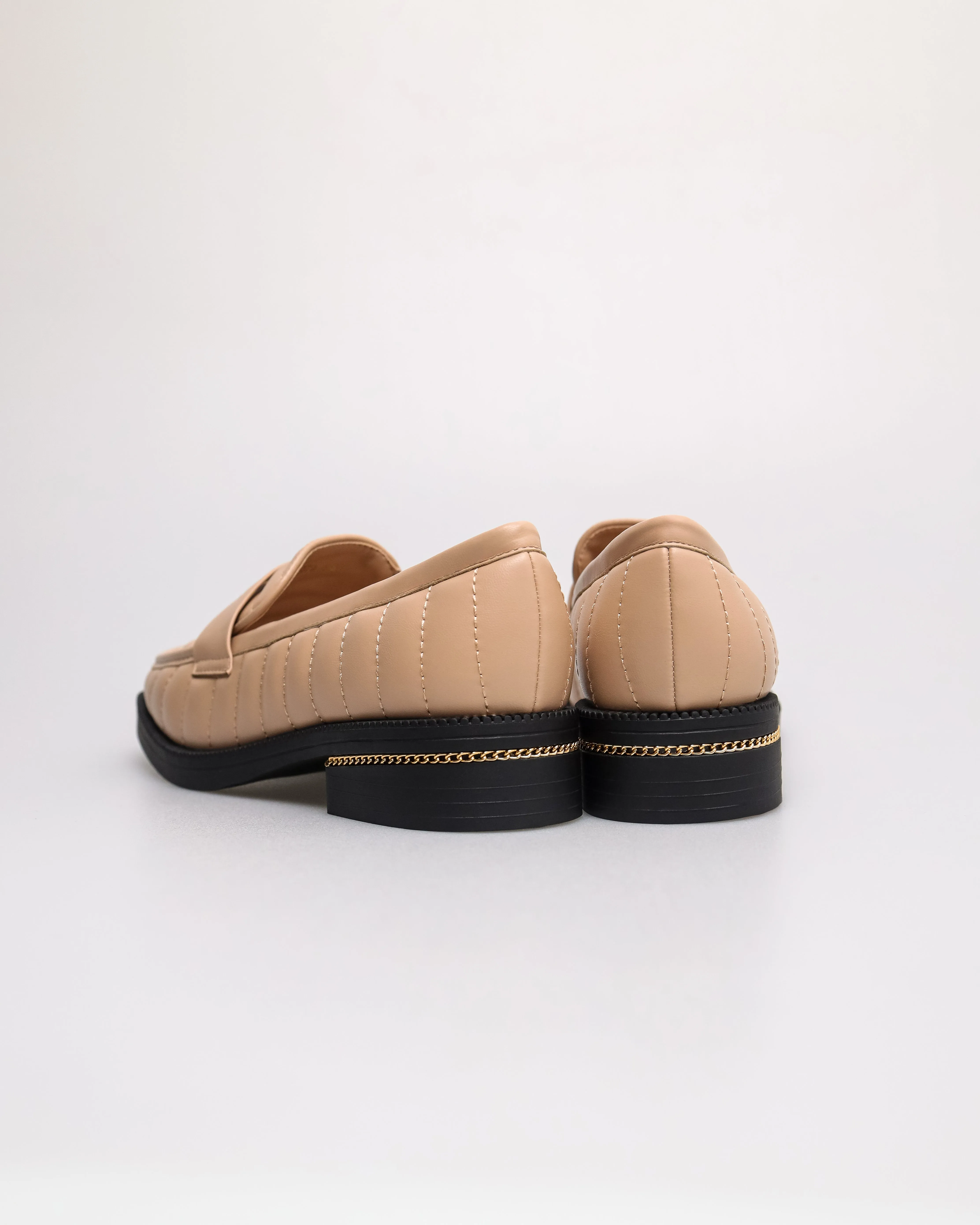 Tomaz FL079 Ladies Quilted Elegance Penny Loafers