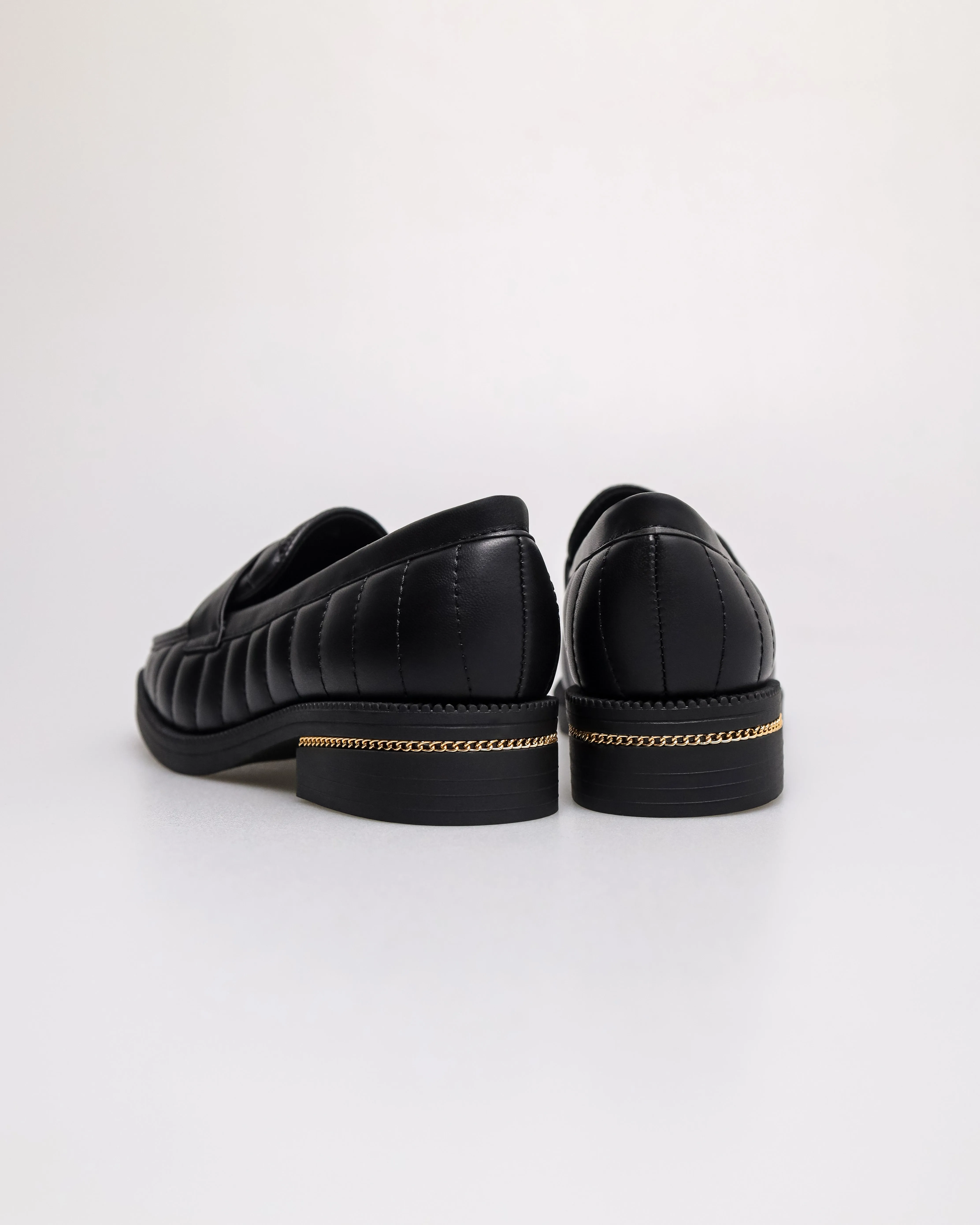 Tomaz FL079 Ladies Quilted Elegance Penny Loafers