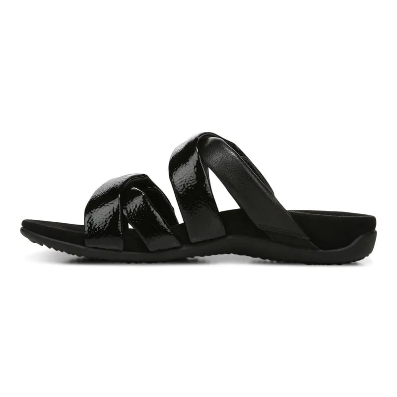 Vionic Women's Hadlie Slide Sandals- Black